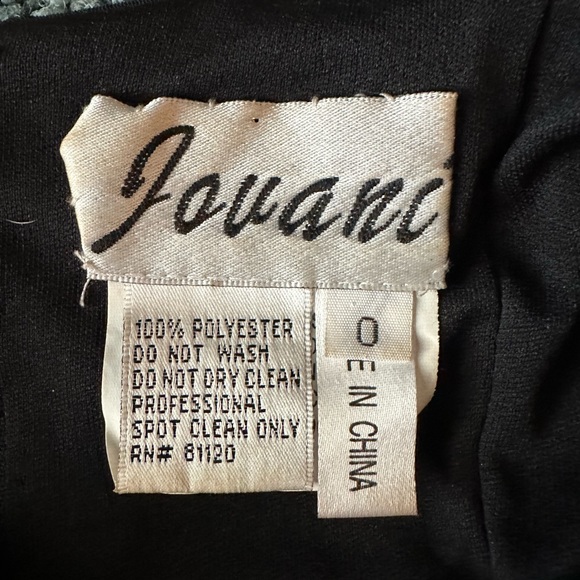 Black halter prom / evening dress - Picture 2 of 5